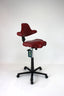 HAG Capisco Chair | Original 1980's Design | Red Leather