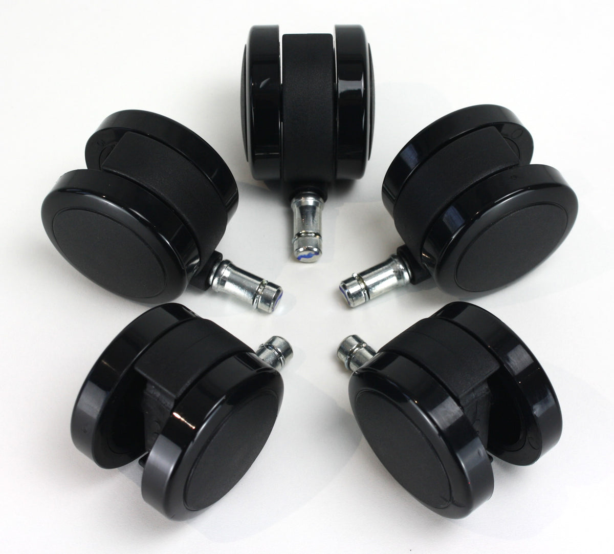 Lowerable Castors Set of New Hard Floor Castors – DES London
