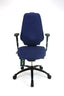 Rh Logic 400 Comfort Chairs | Blue Fabric | Standard Gas lift | XL Seat