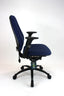 Rh Logic 400 Comfort Chairs | Blue Fabric | Standard Gas lift | XL Seat