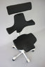 HAG Capisco Chair | Model: 8107 | Black Fabric | Headrest