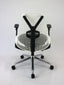 Herman Miller Sayl Chairs | Black Frame | Studio White Backrest | Polished Alu Base
