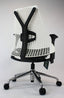 Herman Miller Sayl Chairs | Black Frame | Studio White Backrest | Polished Alu Base
