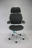 Humanscale Freedom headrest | Polished Alu Frame | Black