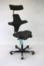 HAG Capisco Chair | Model: 8107 | Black Fabric | Headrest