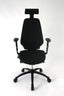 Rh Logic 400 Chair | Headrest | 8s Armrests | Immaculate Black Upholstery