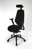 Rh Logic 400 Chair | Headrest | 8s Armrests | Immaculate Black Upholstery